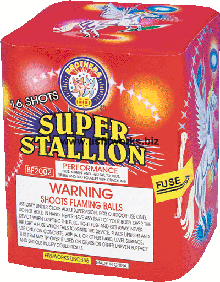 Fireworks - 200G Multi-Shot Cake Aerials - SUPER STALLION