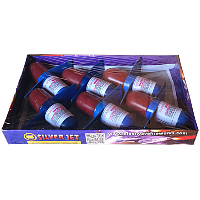 Fireworks - Sky Flyers - Helicopters - Silver Jet 6 Piece