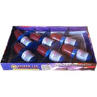 Fireworks - Sky Flyers - Helicopters - Silver Jet 6 Piece