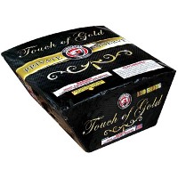 Fireworks - 500g Firework Cakes - Touch of Gold 500g Fireworks Cake