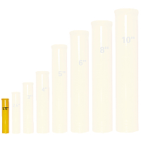 Fireworks - Fiberglass Mortar Tubes - 1.91 inch Fiberglass Mortar with Plug Special Low Cost