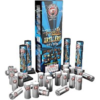 Fireworks - Reloadable Artillery Shells - Kingslayer 60G Artillery 24 Shot Reloadable Artillery