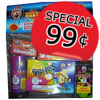 Fireworks - Fireworks Assortments - 99 CENT SPECIAL Par-Tee Bag Fireworks Assortment