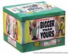 Fireworks - 500g Firework Cakes - Bigger Than Yours - 500g Cake