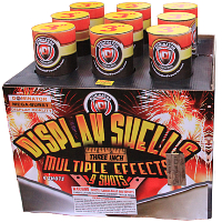 Fireworks - 500g Firework Cakes - Dominator 3 Tube Cake - Super Finale