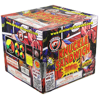 Fireworks - 500g Firework Cakes - Knuckle Sandwich 500g Fireworks Cake