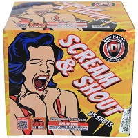 Fireworks - 500g Firework Cakes - Scream and Shout 500g Fireworks Cake