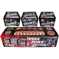 Fireworks - 500g Firework Cakes - Judge Jury Executioner 500g Fireworks Assortment