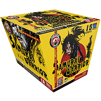 Fireworks - 500g Firework Cakes - Samurai Warrior 500g Fireworks Cake