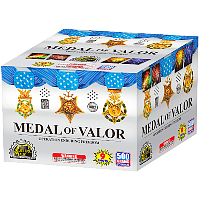 Fireworks - 500g Firework Cakes - Medal of Valor 500g Fireworks Cake