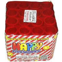 Fireworks - 200G Multi-Shot Cake Aerials - 16 Shot Happy 200g Fireworks Cake