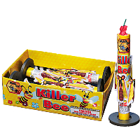 Fireworks - Fountains Fireworks - Killer Bee Fountain 4 Piece