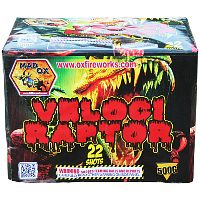 Fireworks - 500g Firework Cakes - Velociraptor 500g Fireworks Cake