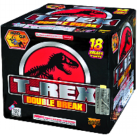 Fireworks - 500g Firework Cakes - T-Rex 500g Fireworks Cake