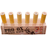 Fireworks - 500g Firework Cakes - Pro OX Finale Rack with Real Fiberglass Tubes 500g Fireworks Cake