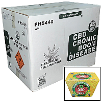 Fireworks - Wholesale Fireworks - CBD Chronic Boom Disease Wholesale Case 4/1