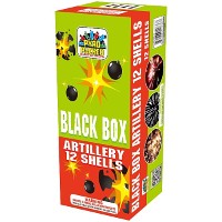 Fireworks - Reloadable Artillery Shells - Black Box Artillery Shells 12 Shot Reloadable Artillery