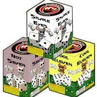 Three Blind Dice 200g Fireworks Assortment Fireworks For Sale - 200G Multi-Shot Cake Aerials 