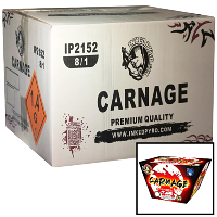 Carnage Wholesale Case 8/1 Fireworks For Sale - Wholesale Fireworks 