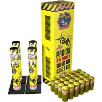 Pro Ox 24 Shot Reloadable Artillery Fireworks For Sale - Reloadable Artillery Shells 