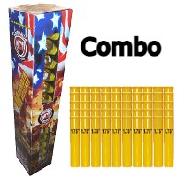 Mammoth Artillery Mortar Fireworks Combo Fireworks For Sale - Reloadable Artillery Shells 